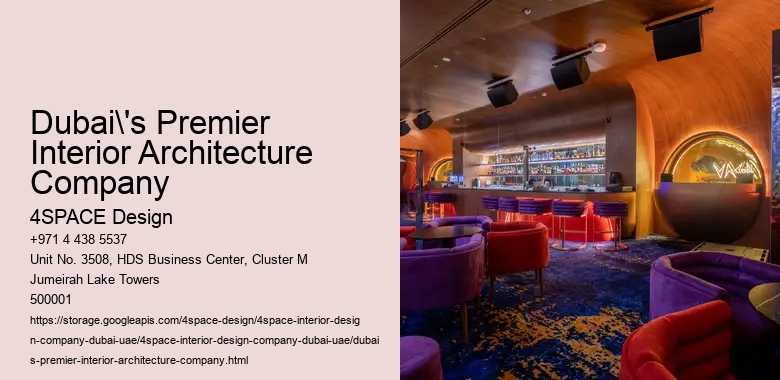 Dubai's Premier Interior Architecture Company